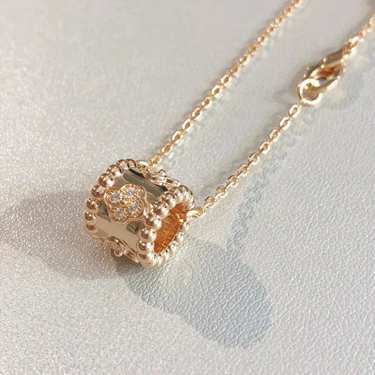 [LUXE] PERLEE PEDANT NECKLACE GOLD / ROSE GOLD