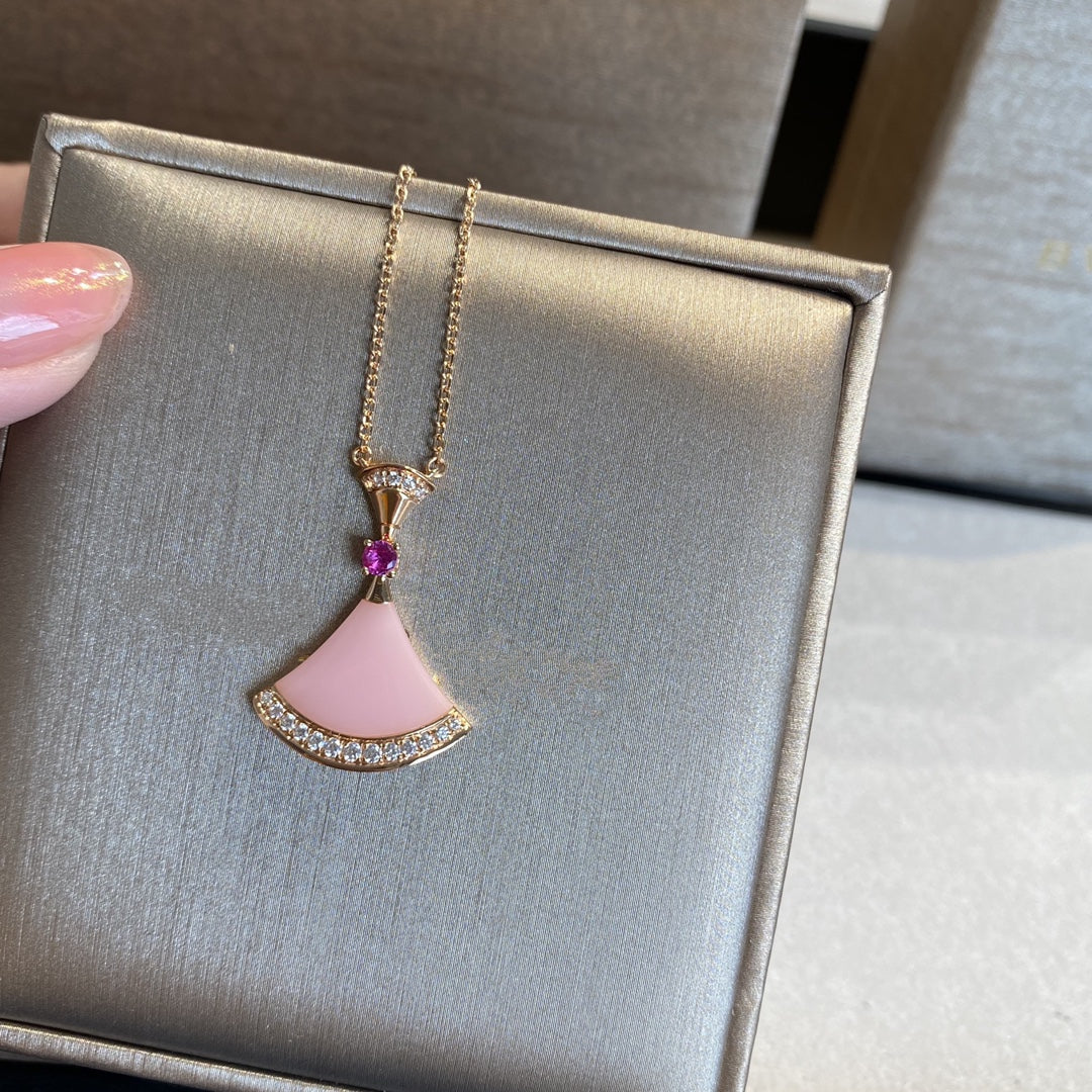 [LUXE]DREAM NECKLACE PINK OPAL