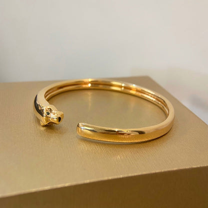 [LUXE]PANTHERE GOLD OPEN BRACELET