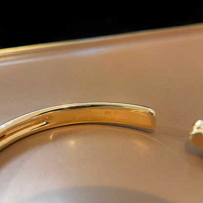 [LUXE]PANTHERE GOLD OPEN BRACELET