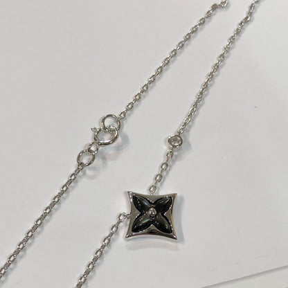 [LUXE]STAR BLACK MOP NECKLACE