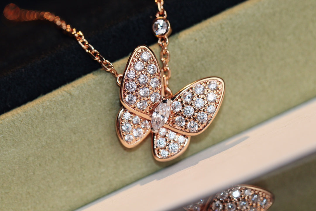 [LUXE] BUTTERFLY DIAMOND NECKLACE