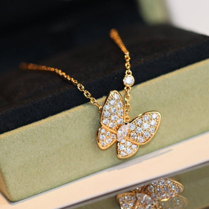 [LUXE] BUTTERFLY DIAMOND NECKLACE