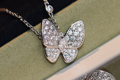 [LUXE] BUTTERFLY DIAMOND NECKLACE