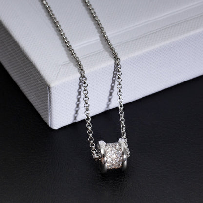 [LUXE]ZERO 1 SILVER DIAMOND NECKLACE