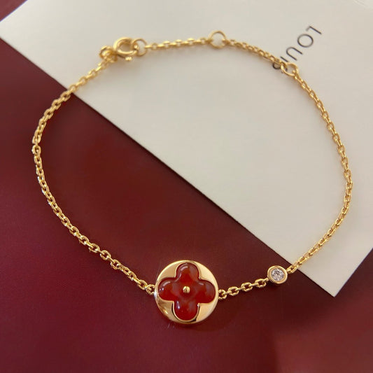 [LUXE]SUN PEDANT CARNELIAN BRACELET