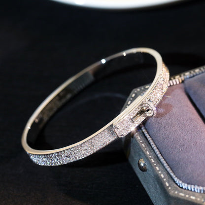 [LUXE]KELLY BRACELET DIAMOND PAVED