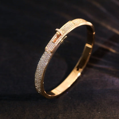 [LUXE]KELLY BRACELET DIAMOND PAVED