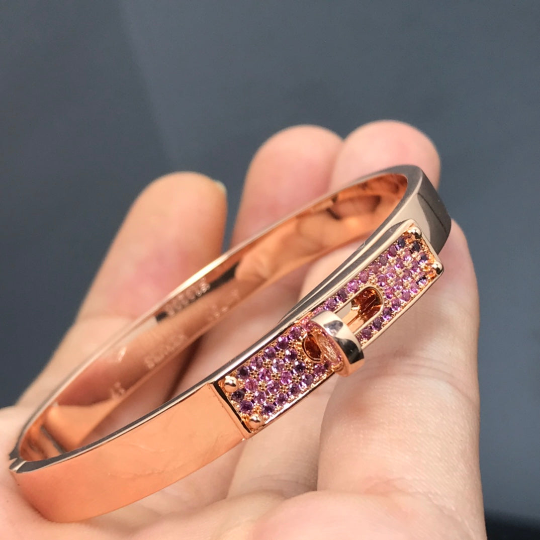 [LUXE]KELLY BRACELET PINK DIAMOND