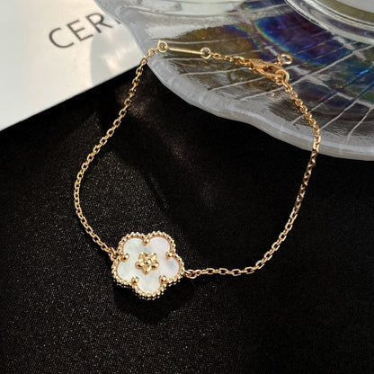 [LUXE] LUCKY SPRING ROSE GOLD MOP BRACELET