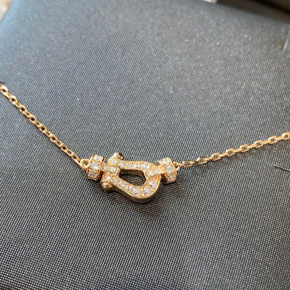 [LUXE]FORCE 10 DIAMOND PINK GOLD NECKLACE MINI MODEL