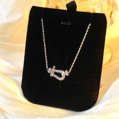 [LUXE]FORCE 10 DIAMOND SILVER NECKLACE MINI MODEL