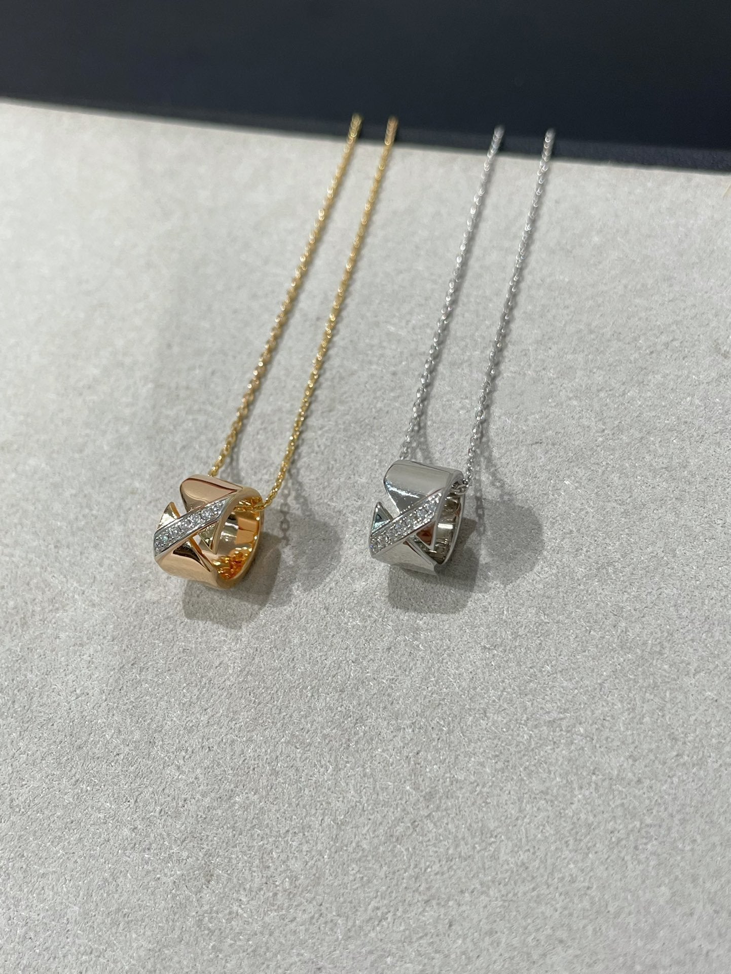 [LUXE]LIENS EVIDENCE DIAMOND NECKLACE