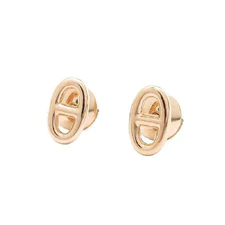 [LUXE]CHAINE SMALL EARRINGS GOLD AND SILVER