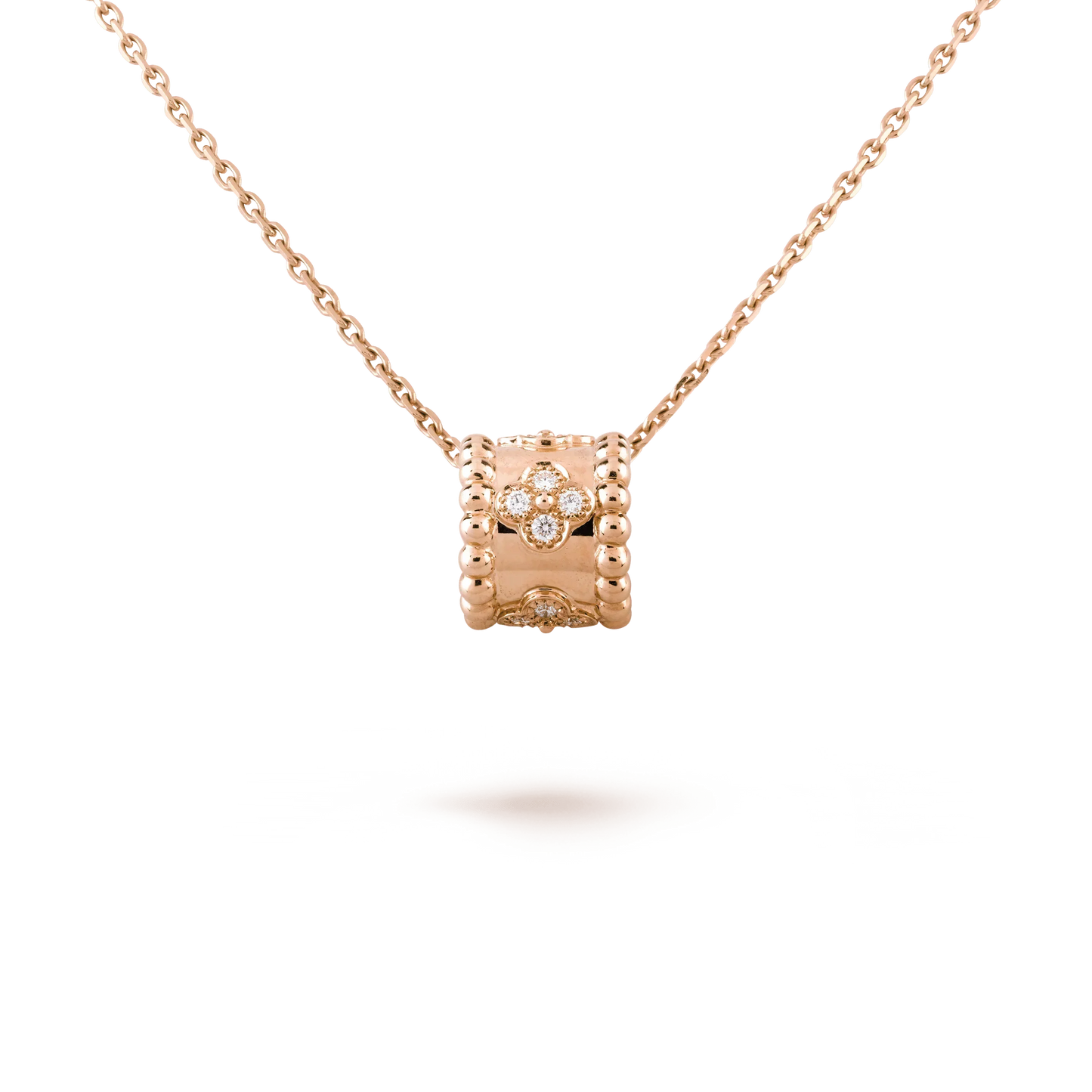 [LUXE] PERLEE PEDANT NECKLACE GOLD / ROSE GOLD