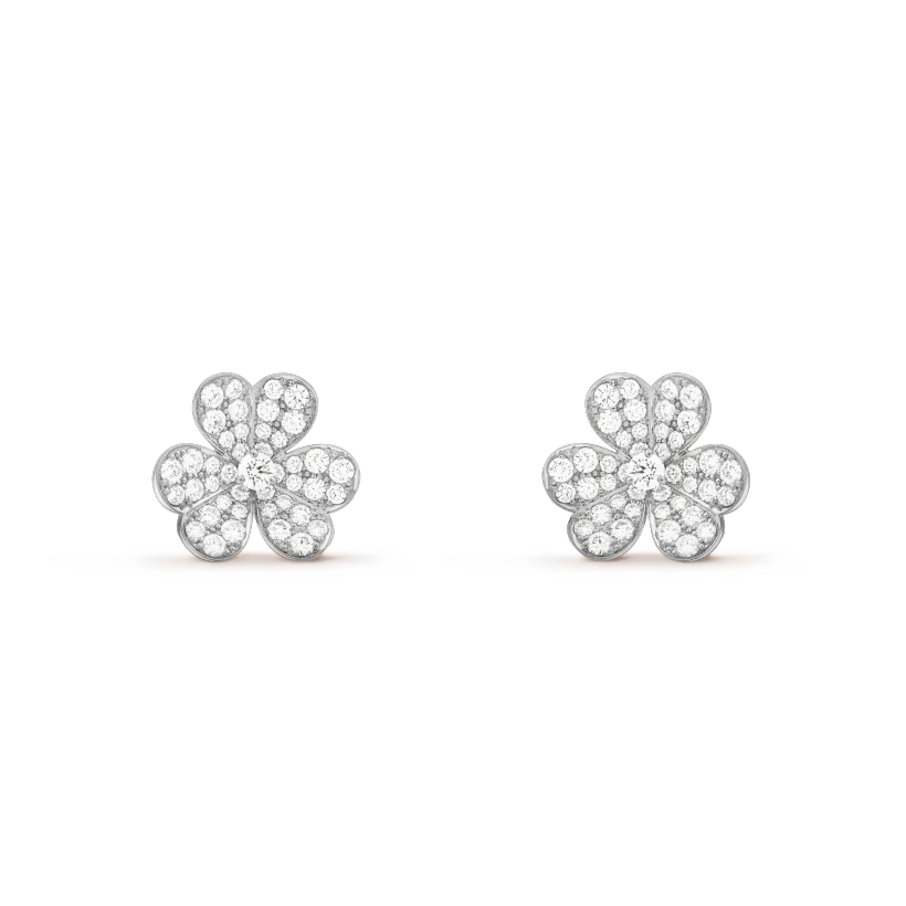 [LUXE] CLOVER COMOS DIAMOND EARRINGS SILVER