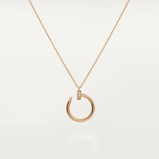 [Luxe]COLLIER JUSTE OR ROSE 