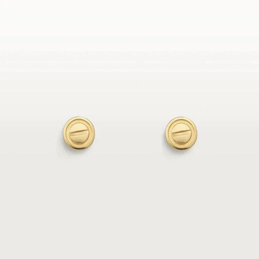 [Luxe]BOUCLES D'OREILLES LOVE OR 10MM