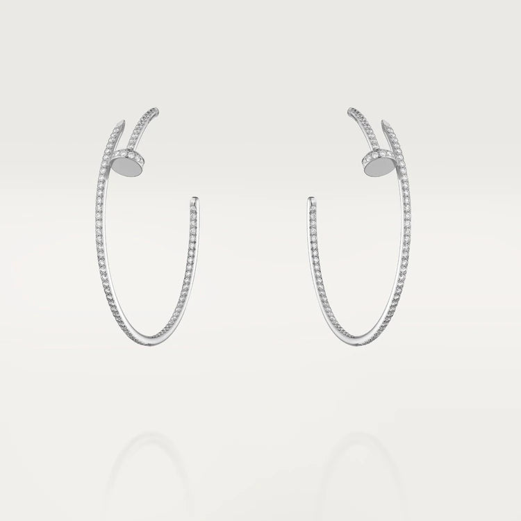 [LUXE]JUSTE EARRINGS FULL DIAMONDS 1.8MM