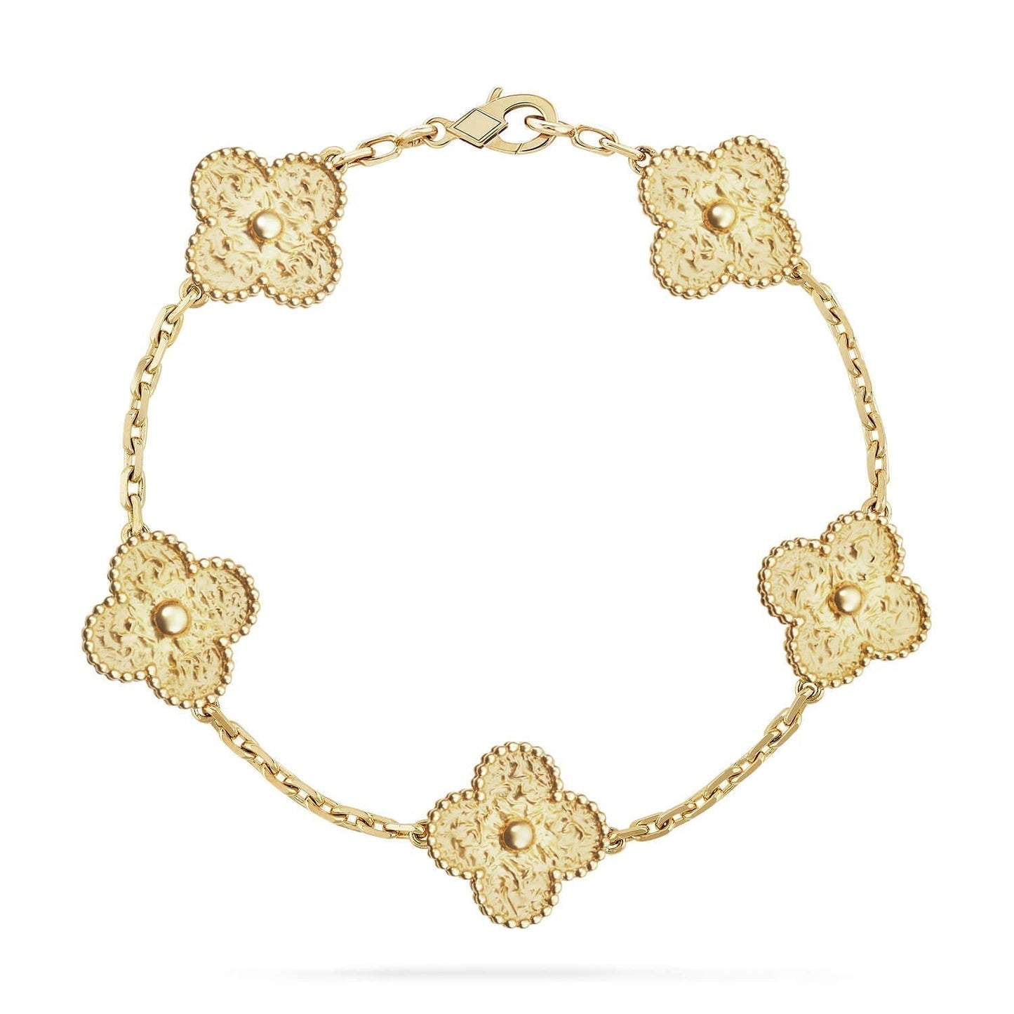 [LUXE] CLOVER 5 MOTIFS BRONZING BRACELET