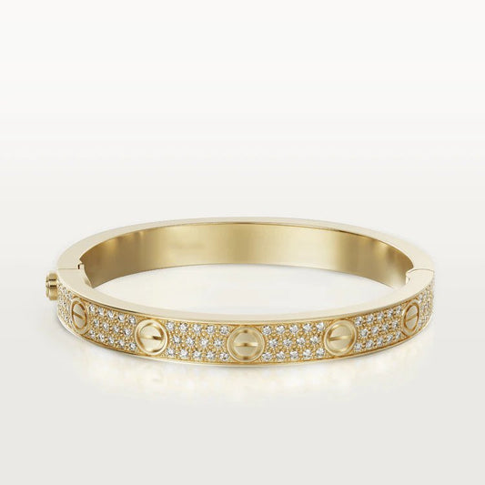 [Luxe] BRACELET LOVE 6,1MM PAVÉ DIAMANTS 