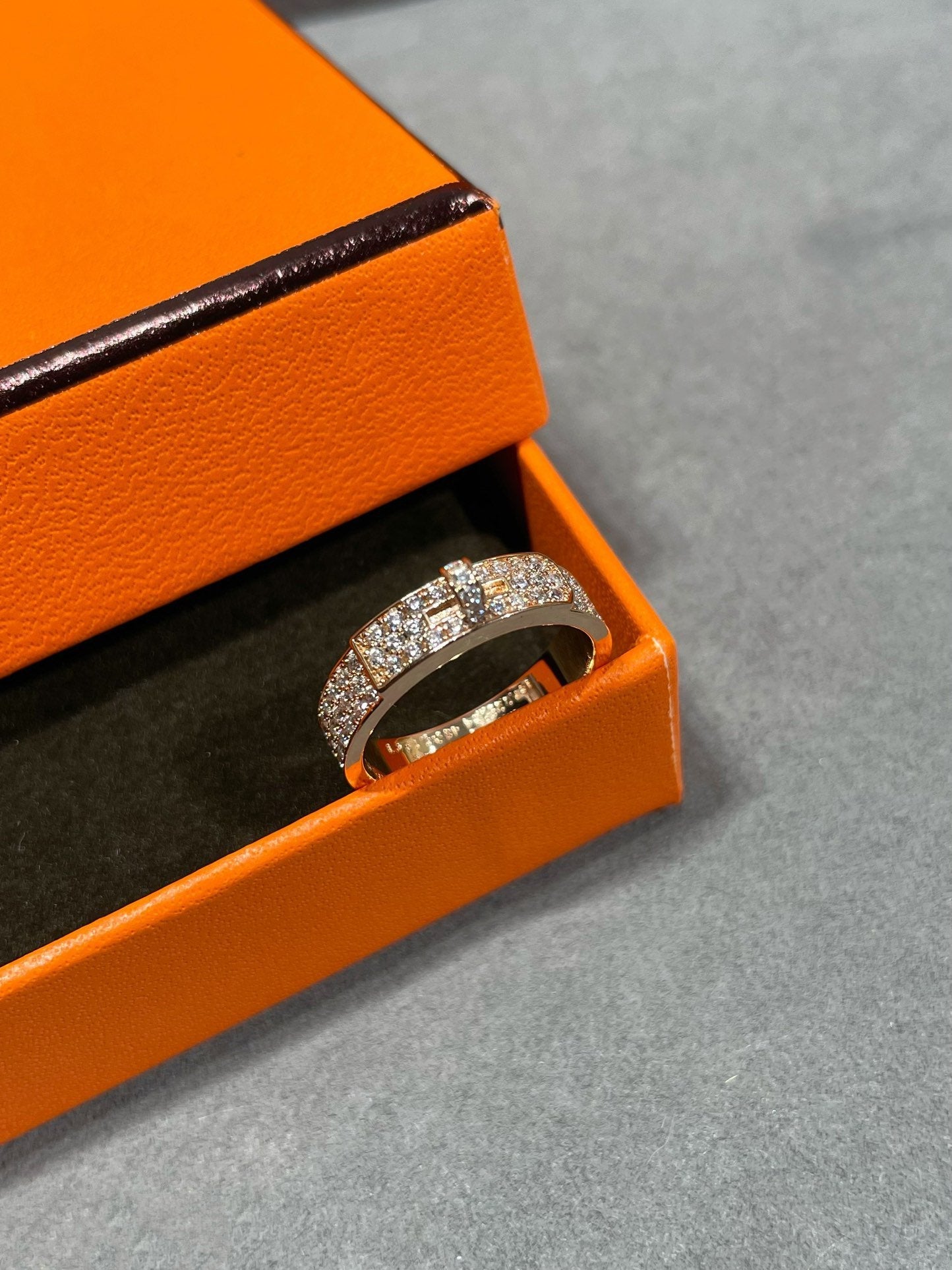 [LUXE]KELLY PINK GOLD DIAMOND RING