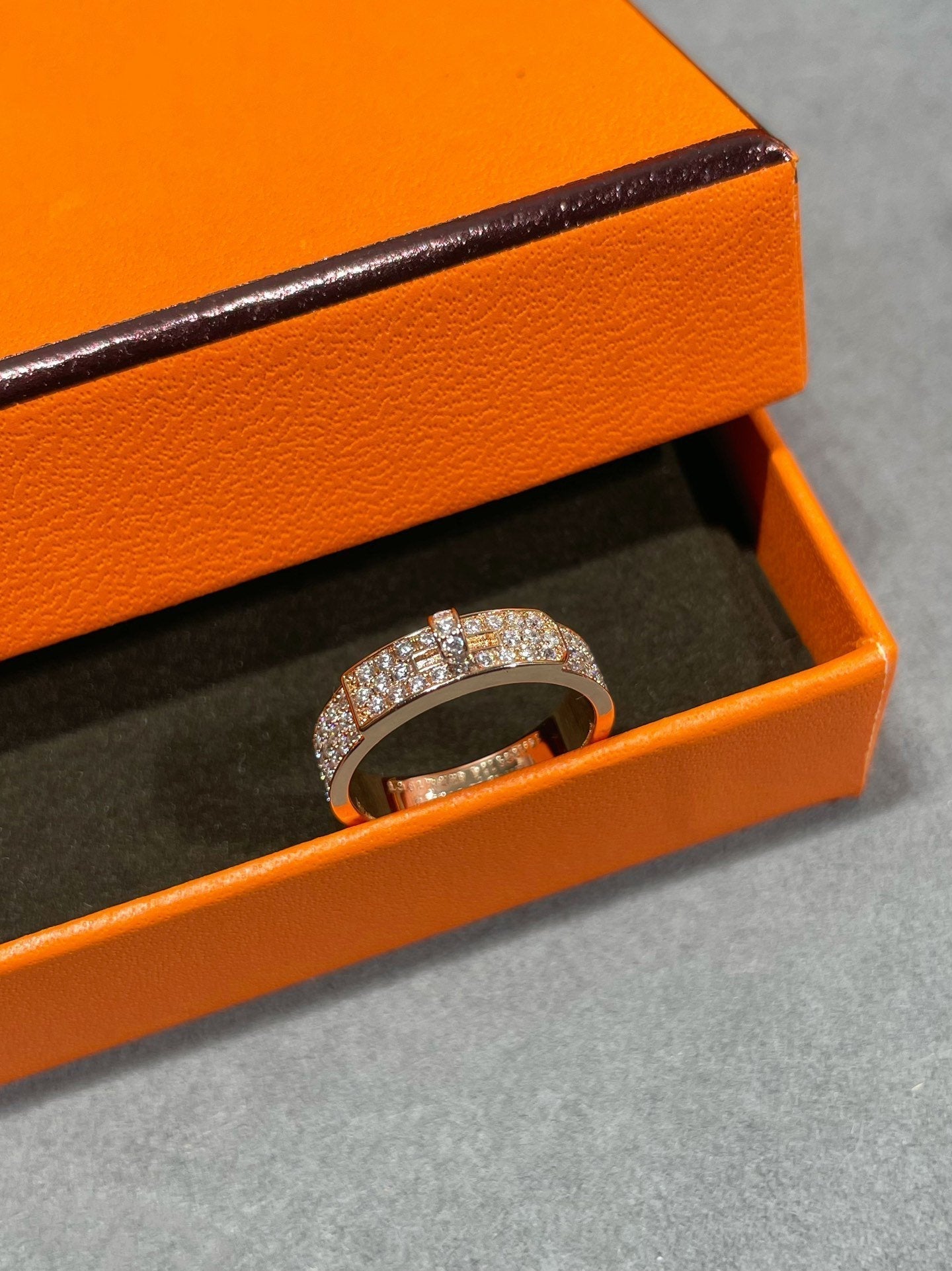 [LUXE]KELLY PINK GOLD DIAMOND RING