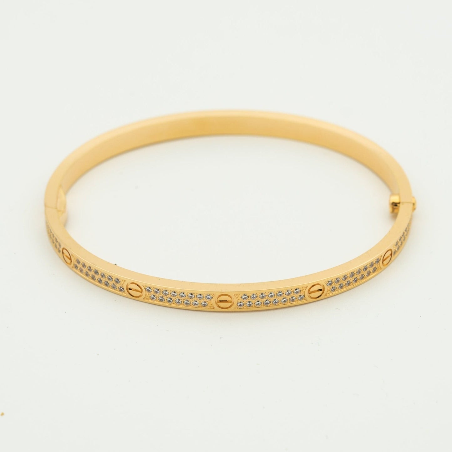 [LUXE]LOVE BRACELET 3.65MM DIAMOND-PAVED