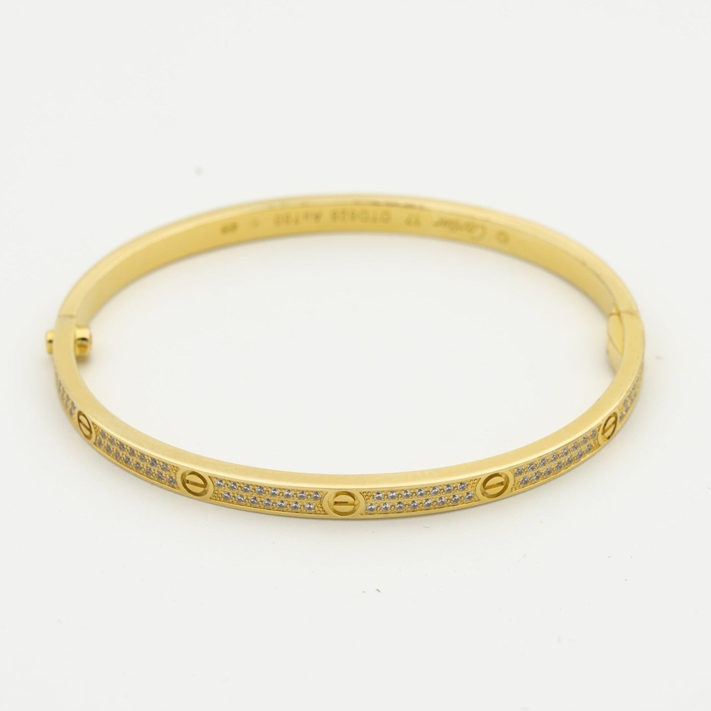 [LUXE]LOVE BRACELET 3.65MM DIAMOND-PAVED