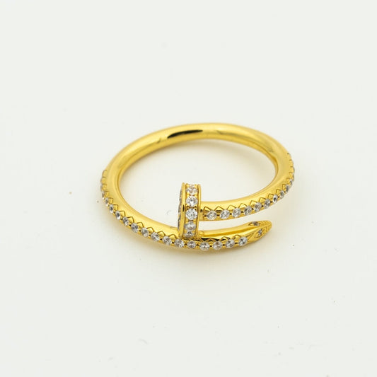 [Luxe]BAGUE JUSTE 1,8MM OR DIAMANTS