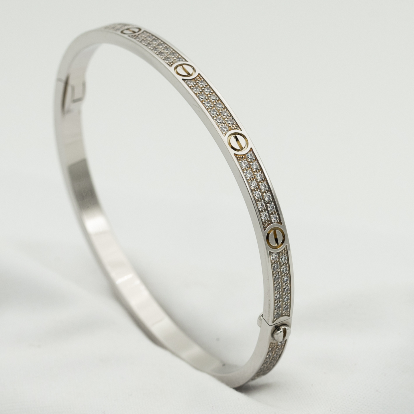 [LUXE]LOVE BRACELET 3.65MM DIAMOND-PAVED