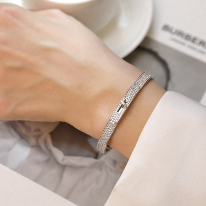 [LUXE]KELLY BRACELET DIAMOND PAVED