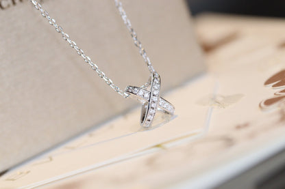 [LUXE]JEUX DE DIAMOND NECKLACE