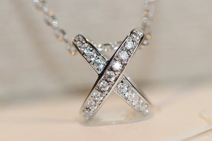 [LUXE]JEUX DE DIAMOND NECKLACE