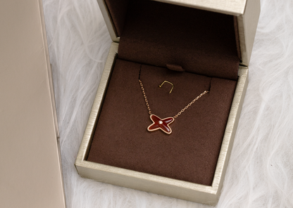 [LUXE]JEUX DE NECKLACE 1 DIAMOND