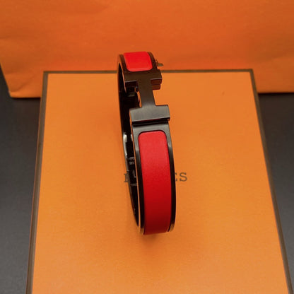 [Luxe]BRACELET CLIC HM SO NOIR ROUGE