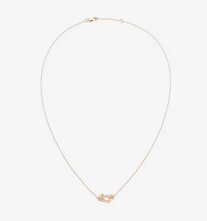 [LUXE]FORCE 10 DIAMOND PINK GOLD NECKLACE MINI MODEL