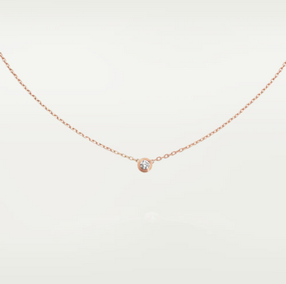 [LUXE]DAMOUR DIAMOND NECKLACE