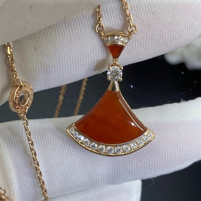 [LUXE]DREAM NECKLACE CARNELIAN DIAMOND