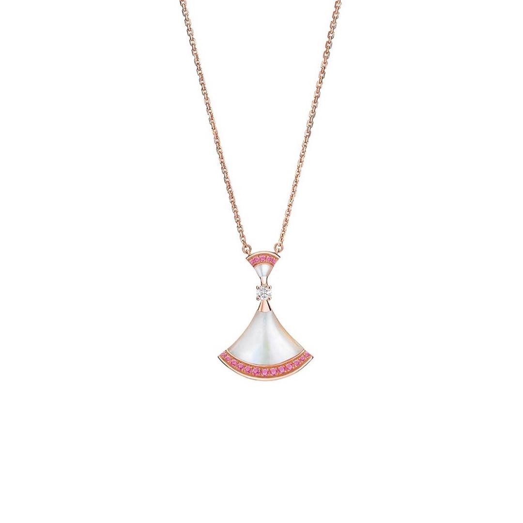 [LUXE]DREAM NECKLACE MOP PINK DIAMOND