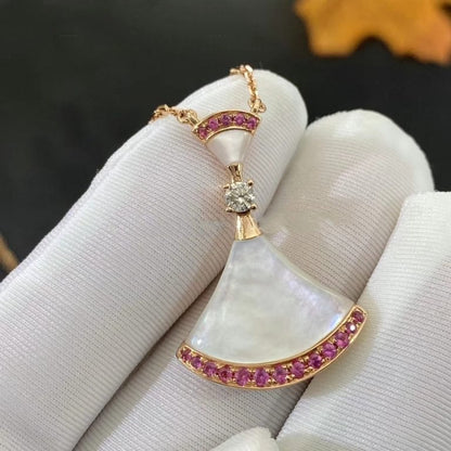 [LUXE]DREAM NECKLACE MOP PINK DIAMOND