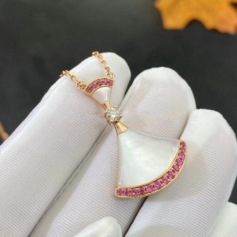 [LUXE]DREAM NECKLACE MOP PINK DIAMOND