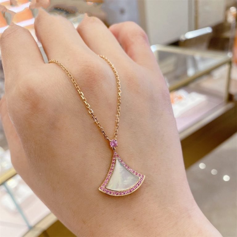 [LUXE]DREAM NECKLACE MOP DIAMOND PINK