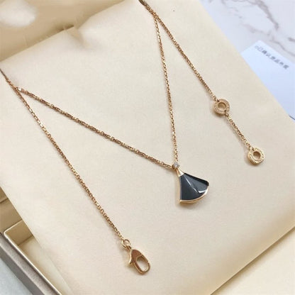 [LUXE]DREAM NECKLACE ONYX 1 DIAMOND