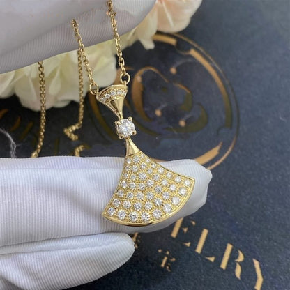 [LUXE]DREAM NECKLACE GOLD FULL DIAMOND