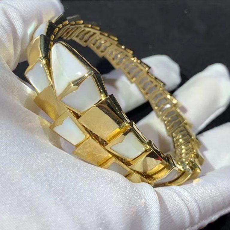 [LUXE]SERPENTI BRACELET MOP GOLD