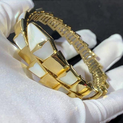 [LUXE]SERPENTI BRACELET MOP GOLD