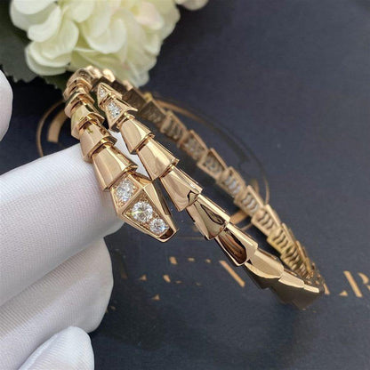 [LUXE]SERPENTI BRACELET DIAMONDS PINK GOLD