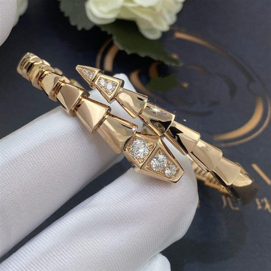 [LUXE]SERPENTI BRACELET DIAMONDS PINK GOLD