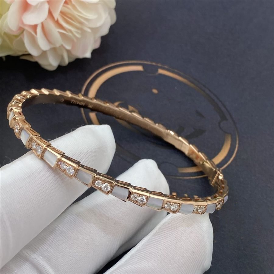 [LUXE]SERPENTI BRACELET PINK GOLD MOP DIAMOND